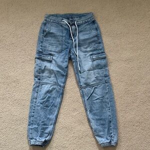 Women’s Blue Cargo Pants